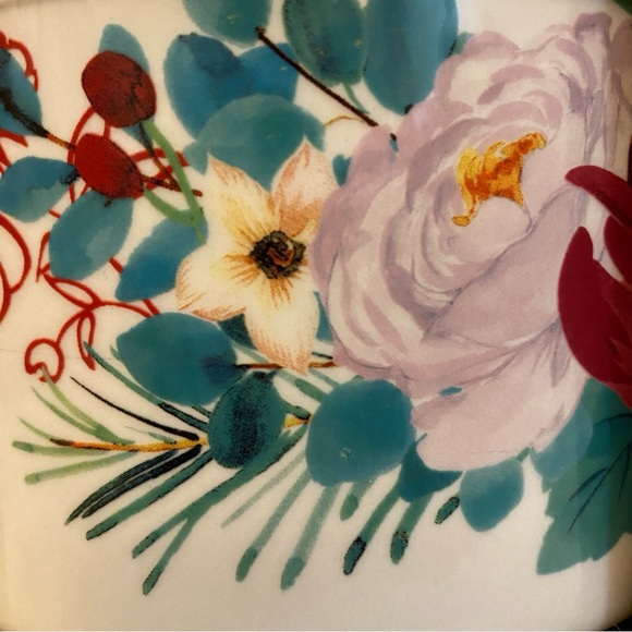 Pioneer Woman Warm Wishes 6 Piece Ceramic Holiday Container Set w Vented Lids - Picture 5 of 6